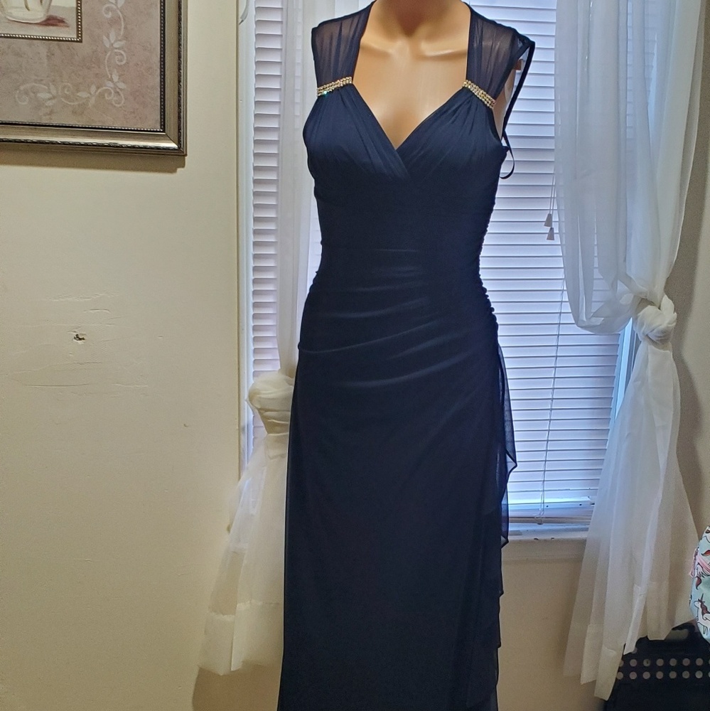 Navy blue dress